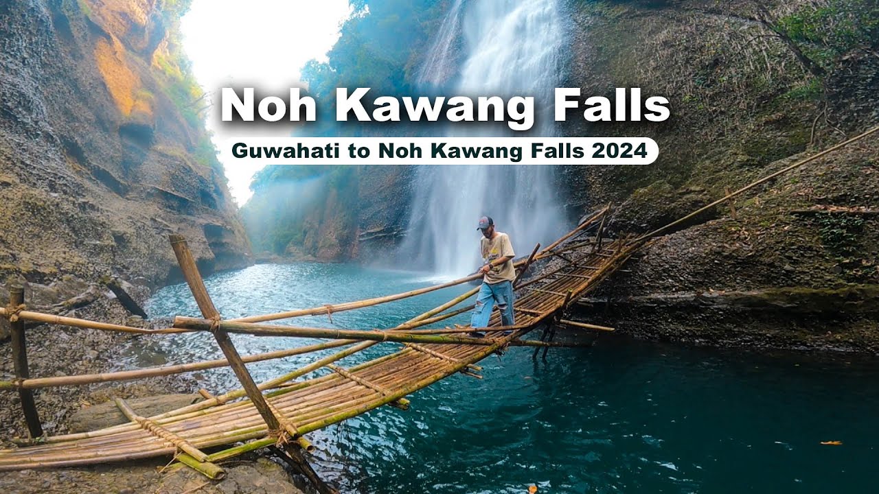 Noh Kawang Falls | How to visit Noh Kawang Waterfall | full details 2024 | Skate and Nature vlog 45