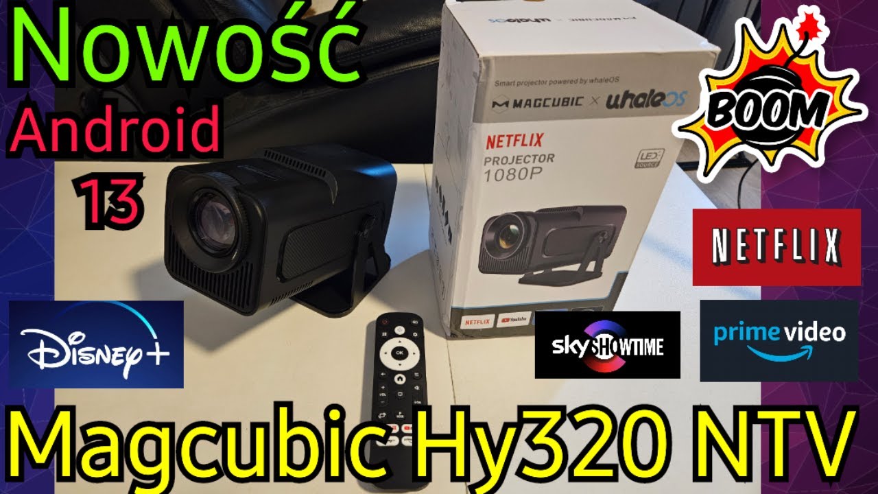 Test projektora Led FHD  Magcubic Hy320 N NTV Nowość