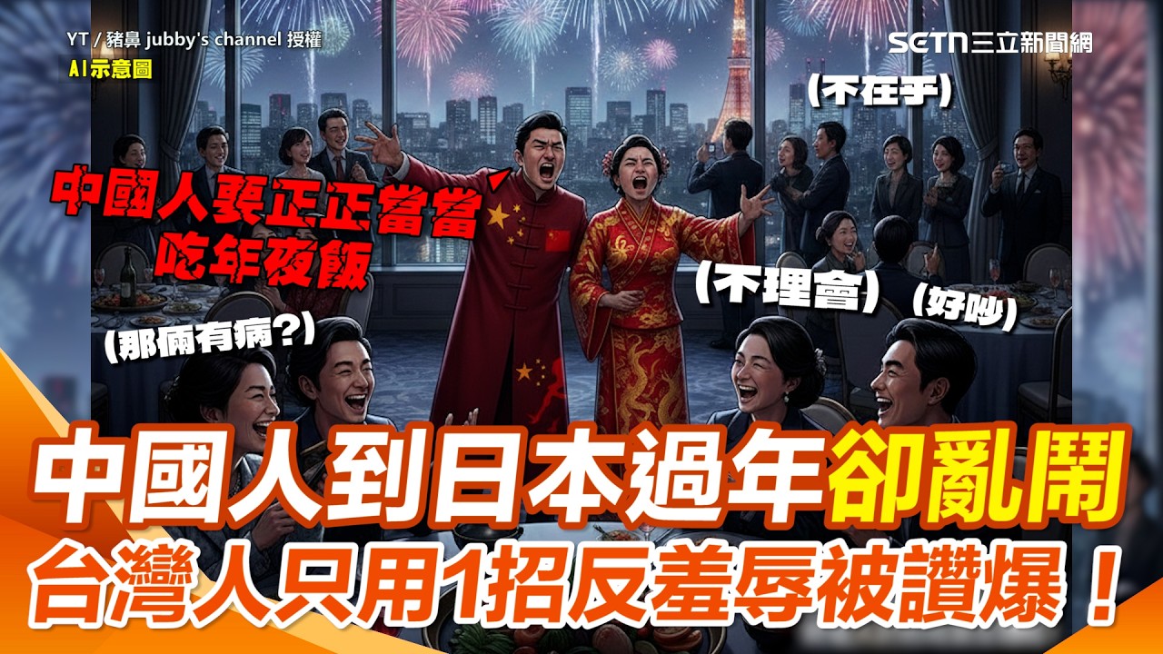 中國人飛日本過年嗆吃年夜飯要體面？ 「台灣人只用1招神羞辱」讓對方瞬間被無視XD 香港網紅讚：台灣人打臉人的功力境界超高！｜94要賺錢