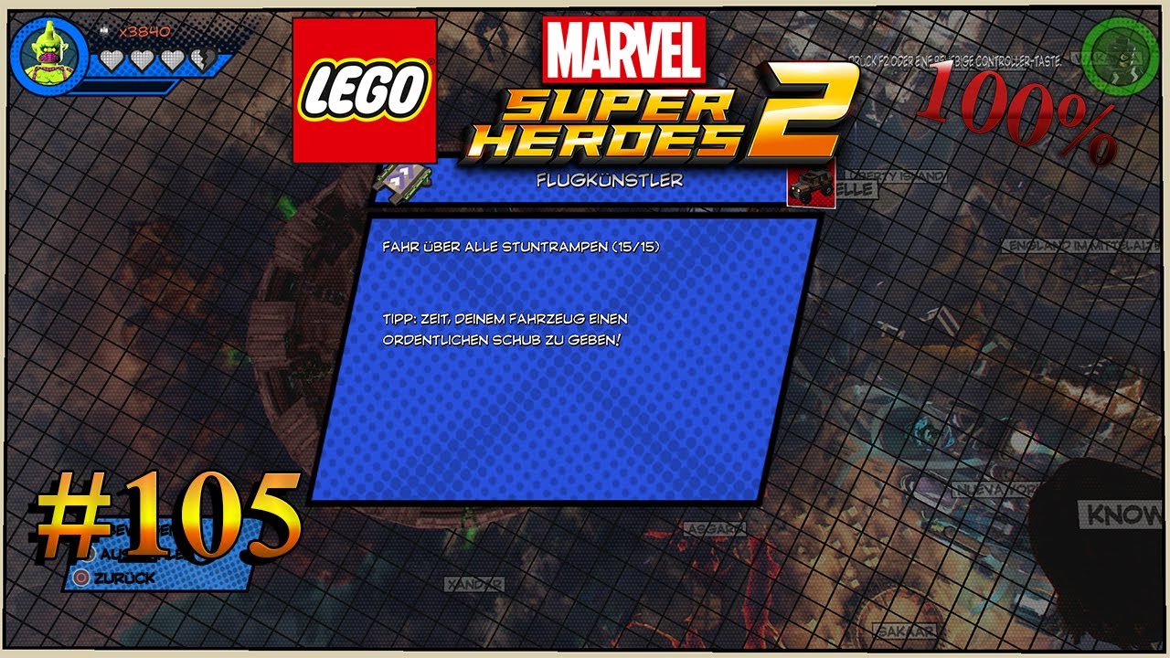 LEGO Marvel Super Heroes 2 #105 | Flugkünstler 100%💎 |German| No Commentary|