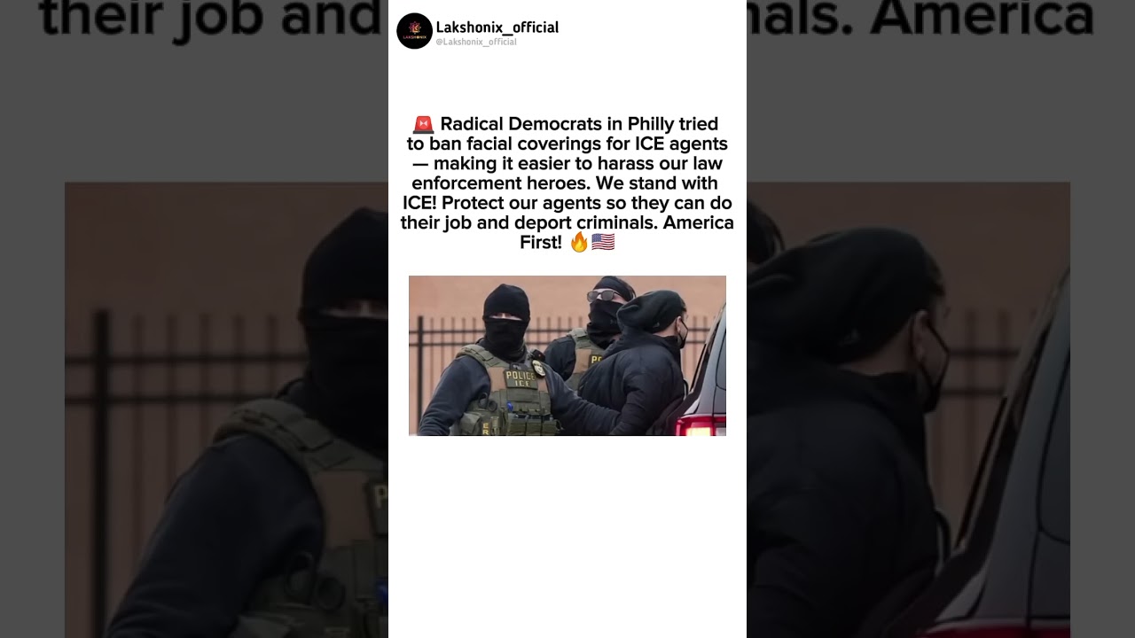 Philadelphia ICE Mask debate