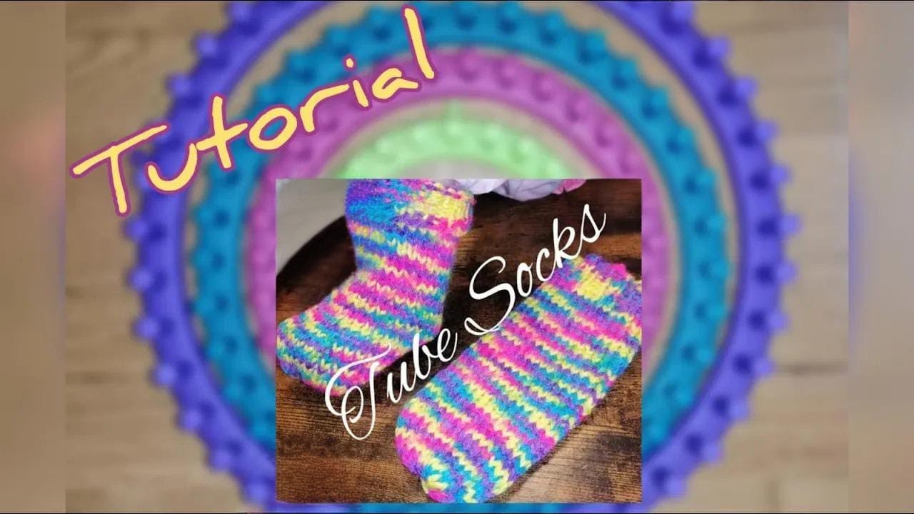 Loom Knit Fersenlose Socken/Tube Socks DE+EN contributions