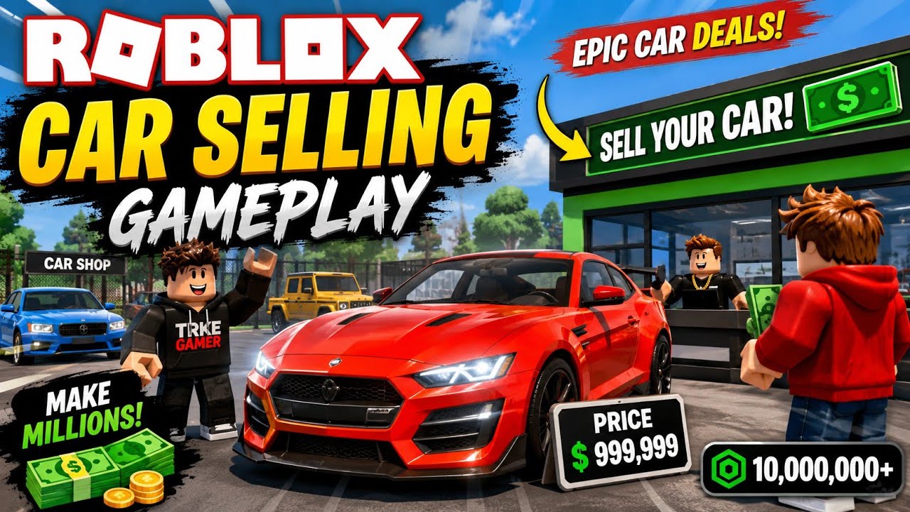 🚗 I Started My Car Selling Business in Roblox! 💰 | Car Selling Simulator Gameplay