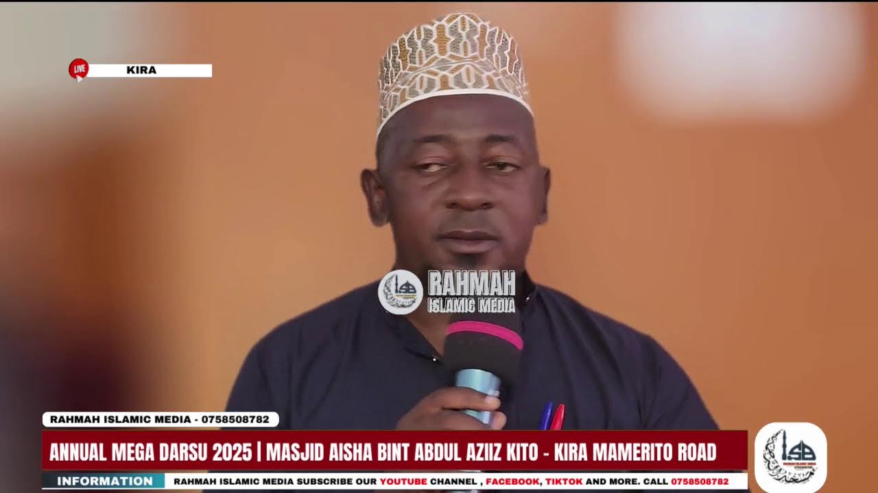 SHK ABDULRASHID ERIMIA ANNUAL  DARSU 2025 | MASJID AISHA BINT ABDULAZIIZ KITO - KIRA MAMERITO ROAD