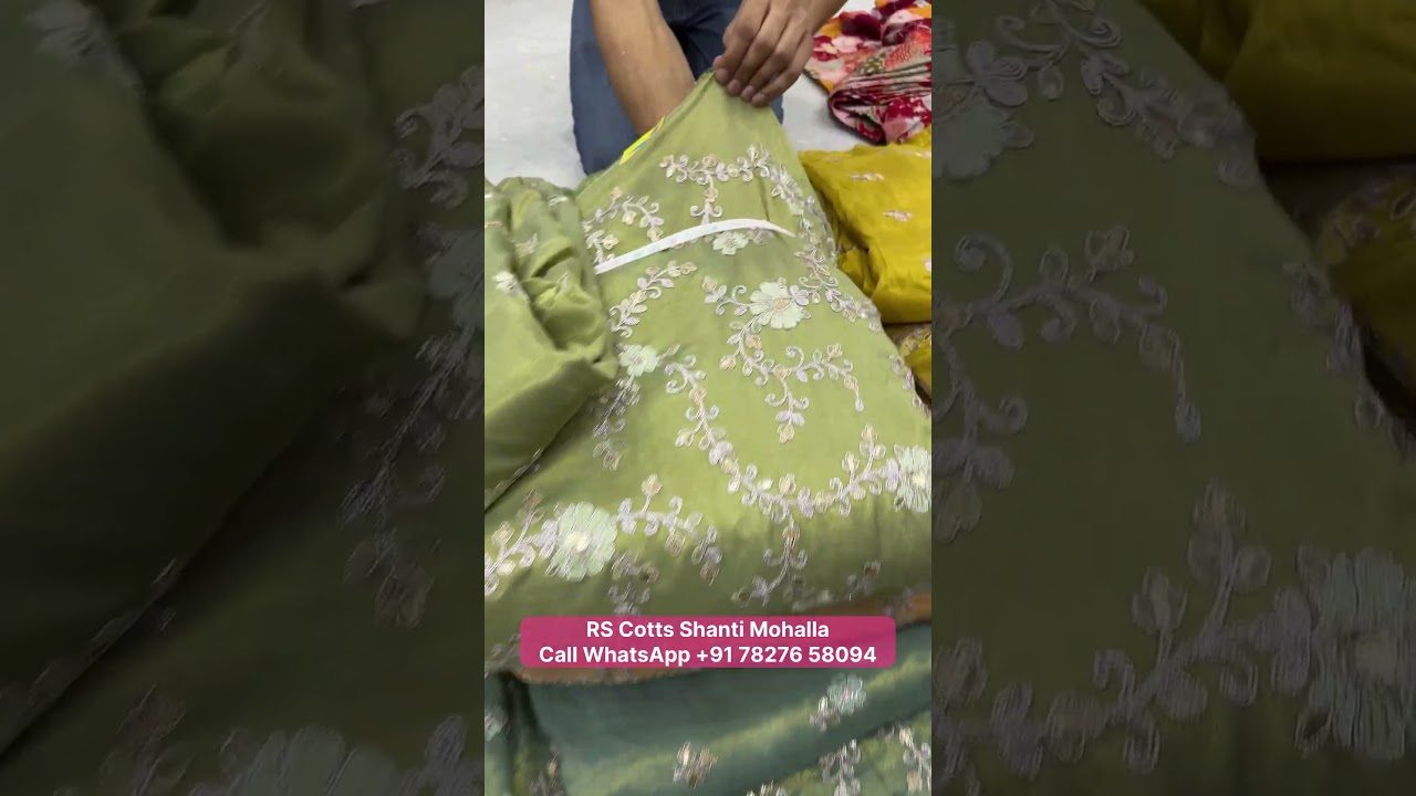 Fabric Shanti Mohalla Delhi || Designer Fabric Market Seelampur
