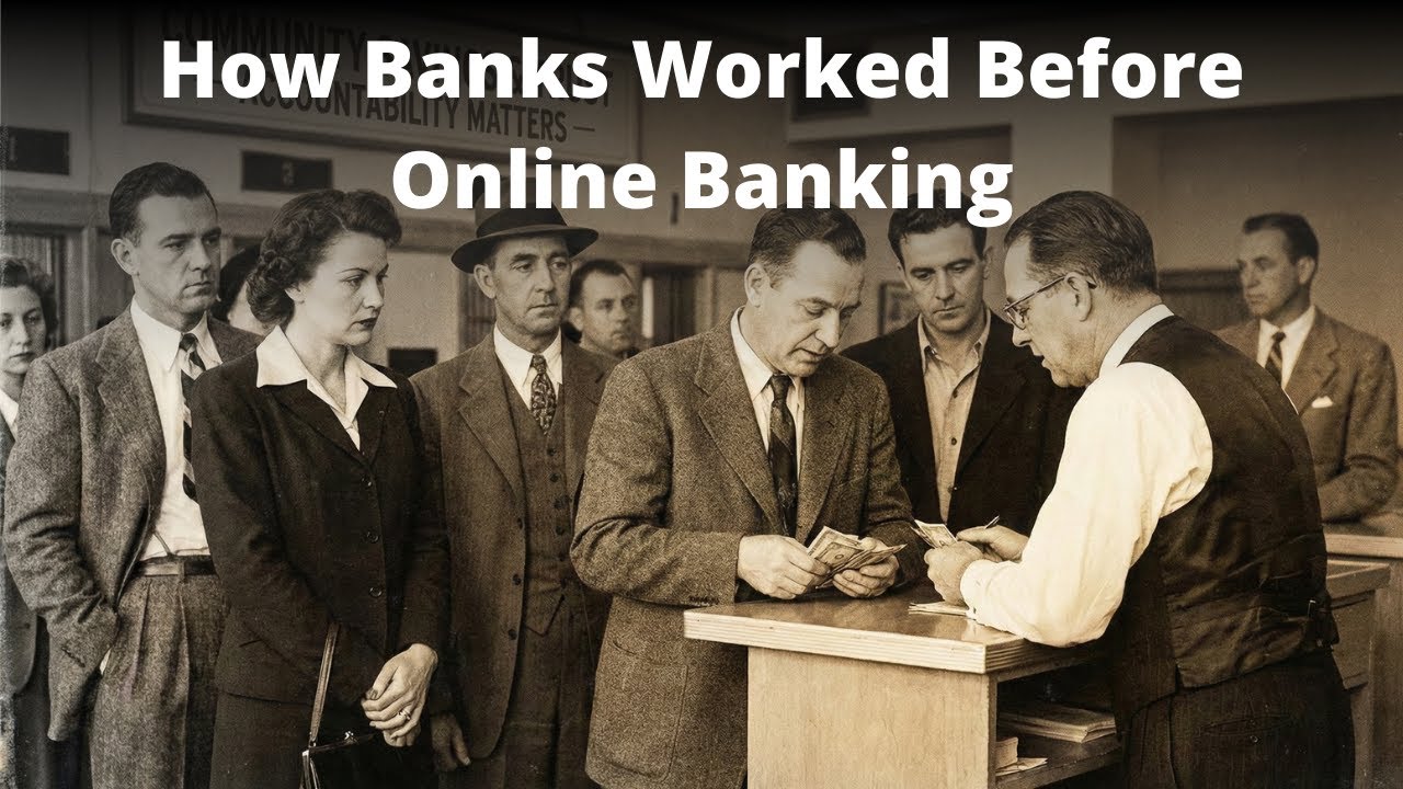 Banking in the 1950s-1980s: The Passbook, The Teller, and Friday Payday Lines