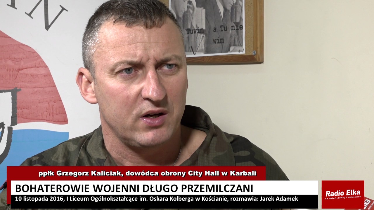 161114 Rozmowy Elki: ppłk Grzegorz Kaliciak