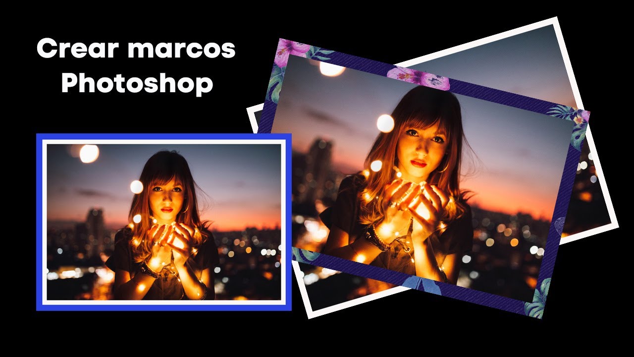 Photoshop: Crear marcos para fotos. 4 métodos fáciles.