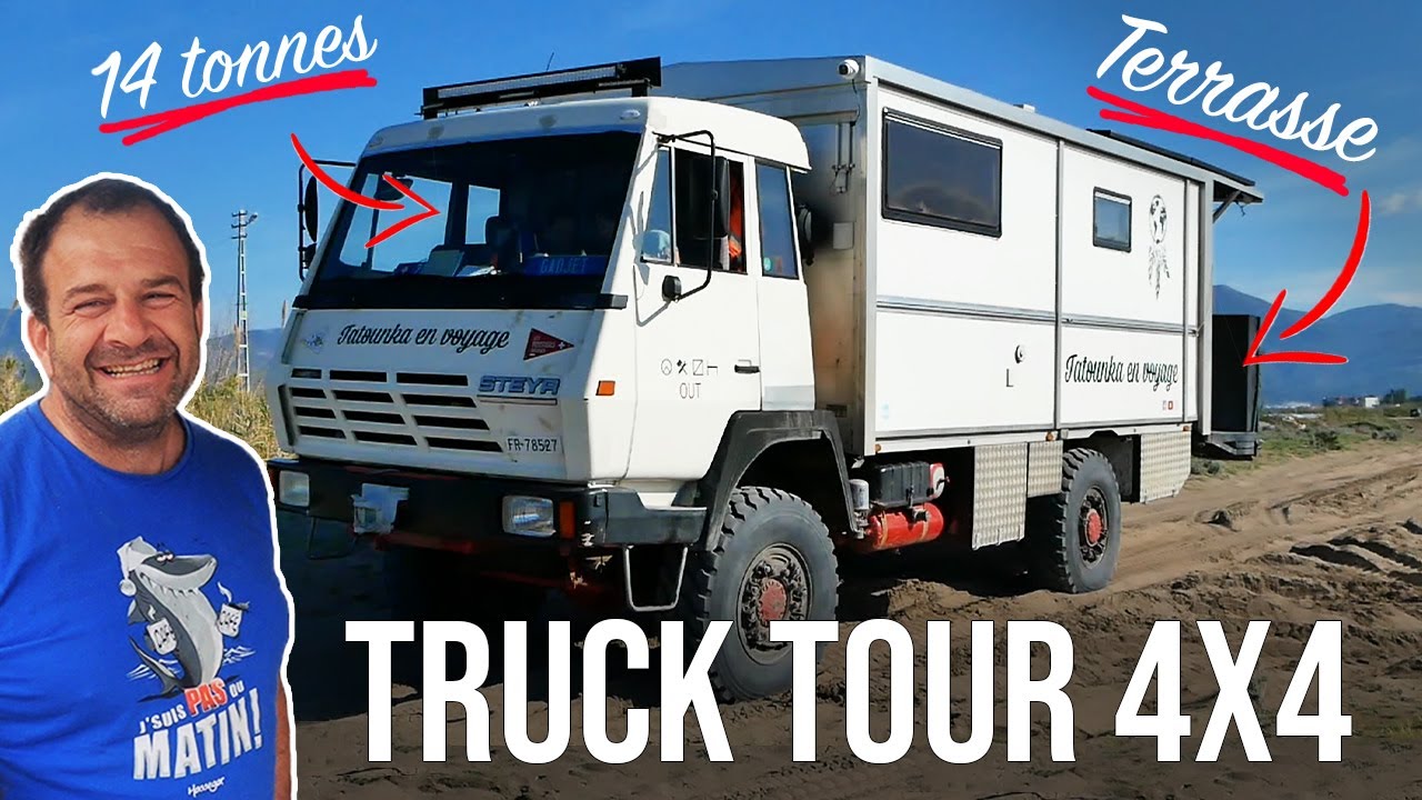 PRÉSENTATION CAMION 4X4 AMÉNAGÉ - TRUCK TOUR - POIDS LOURD I Budget, aménagement, philosophie
