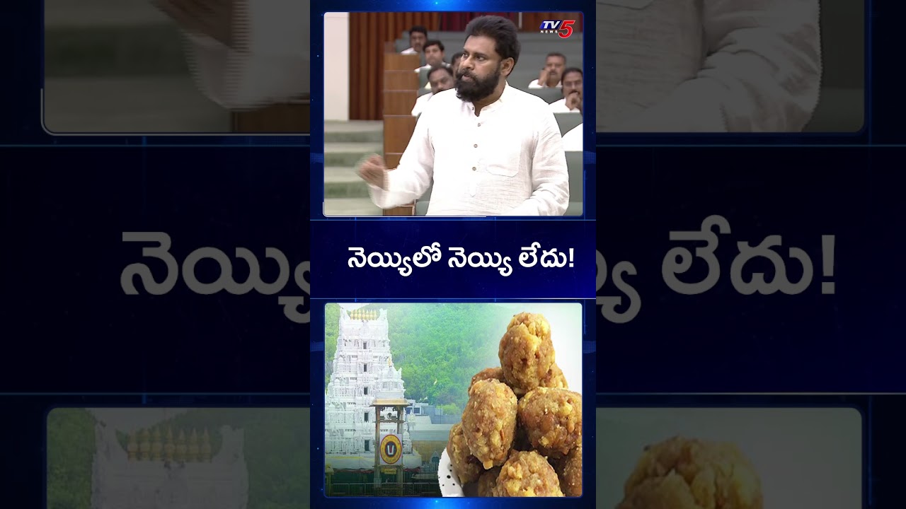 నెయ్యిలో నెయ్యి లేదు! | Pawan Kalyan on Tirumala Laddu Issue | YSRCP | TV5 News