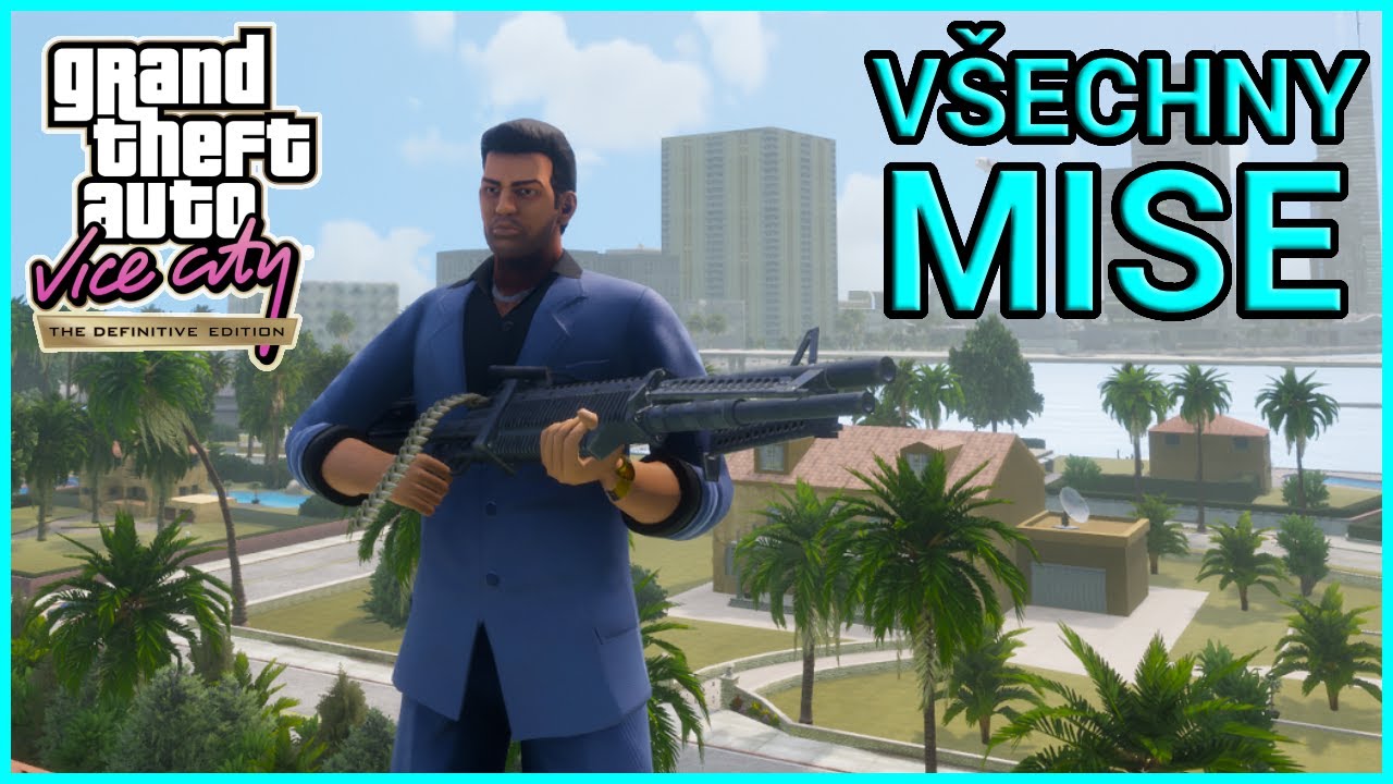 PŘ&Iacute;BĚH TOM&Aacute;&Scaron;E VERCETTIHO | GTA Vice City Definitive Edition Longplay CZ/SK