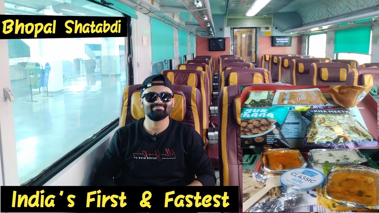 12001 Bhopal Shatabdi Express || Rani Kamlapati to New Delhi full train journey vlog