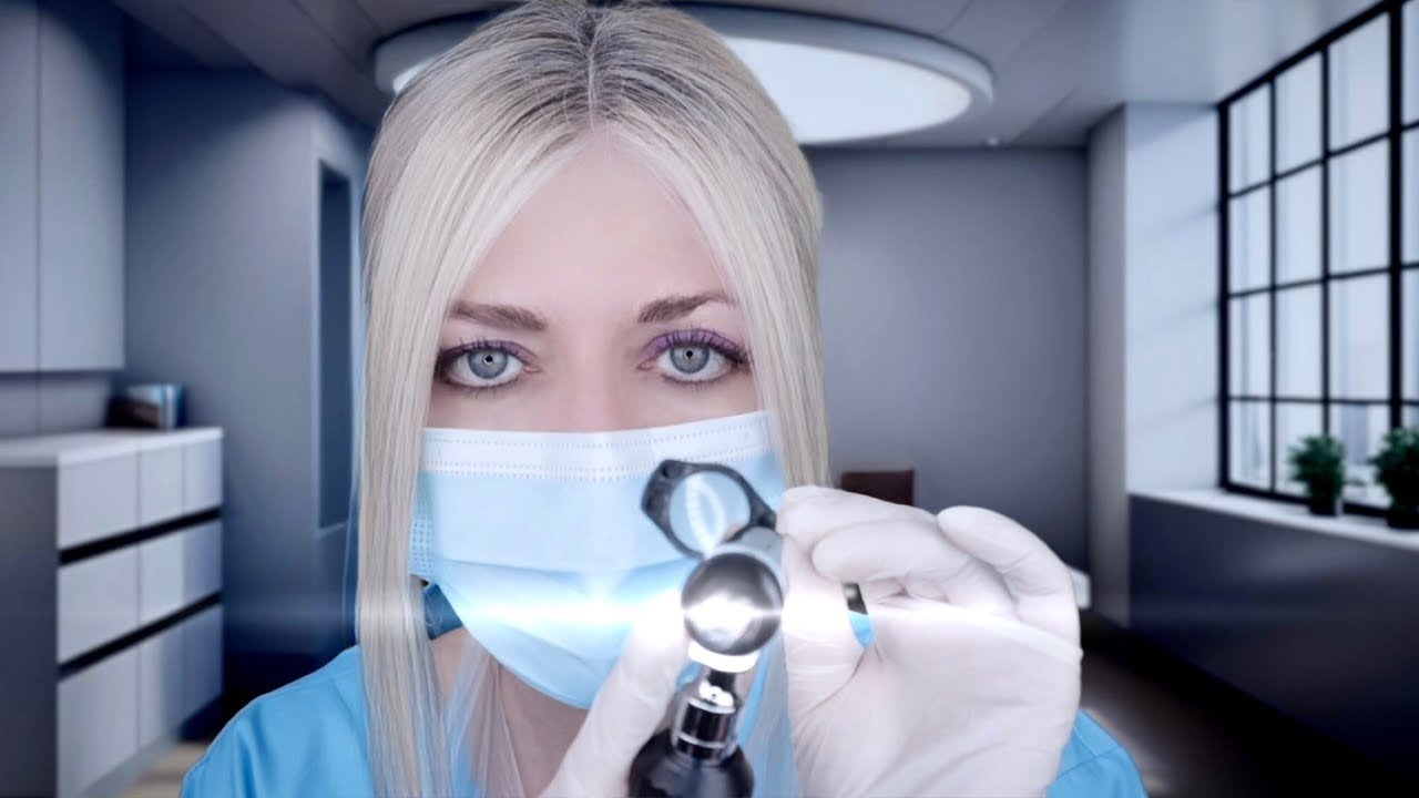 ASMR Ear Exam & Deep Ear Cleaning - Otoscope, Fizzy Drops, Gloves, Picking, Wax Removal, Typing
