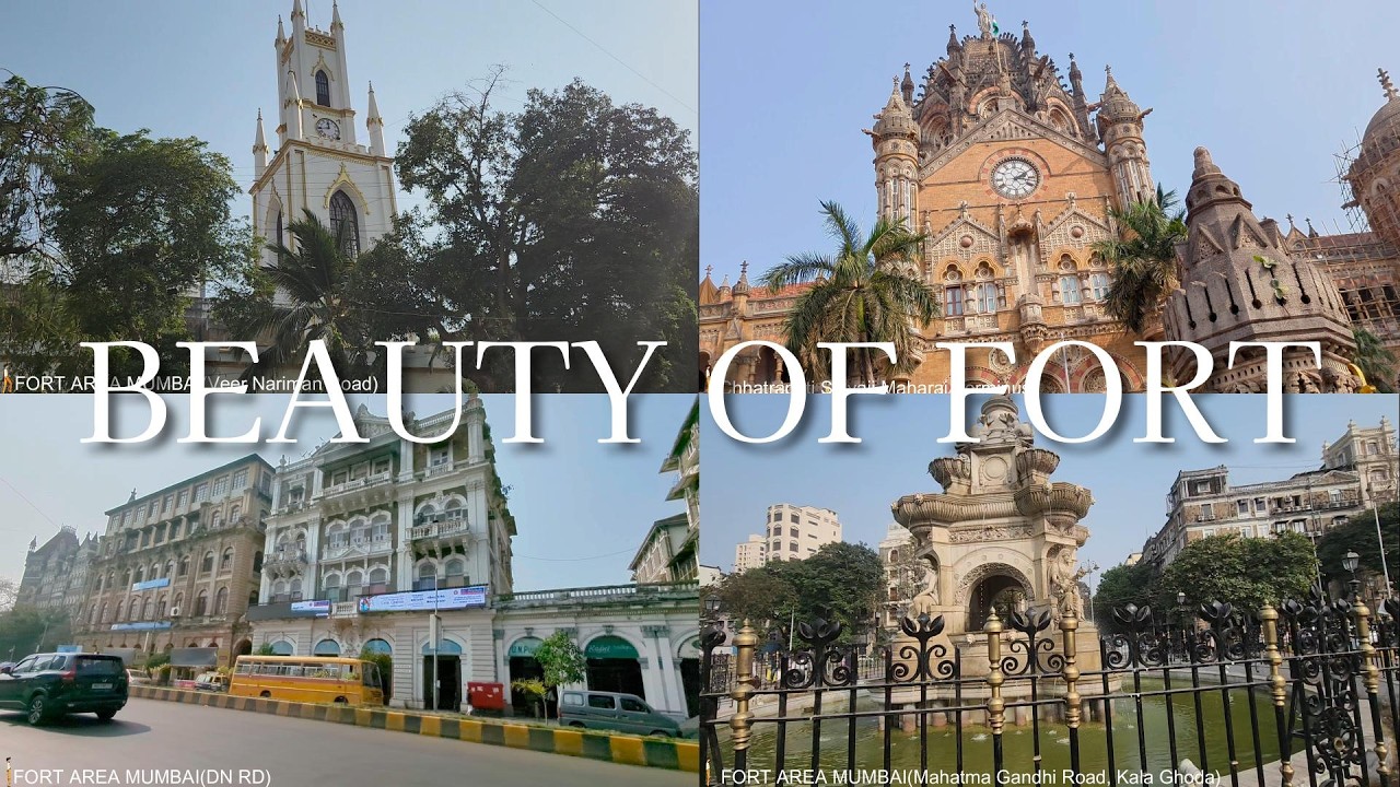 Bombay,Mumbai fort - British Raj | Fort Entrance | Heritage Places in South Mumbai | UNESCO Award|