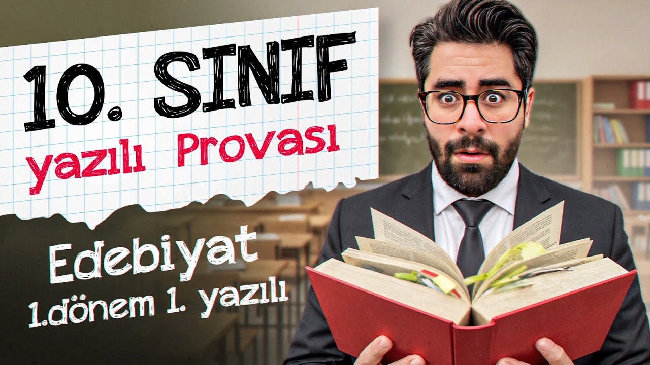 10.sınıf edebiyat 1.d&ouml;nem 1.yazılı provası | Genel tekrar | Maarif Modeli | 2025-2026
