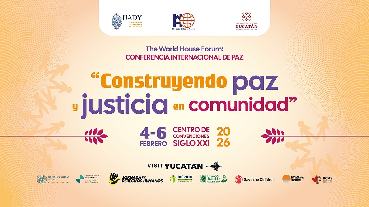 Inauguración Transmisión en vivo | Conferencia Internacional de Paz UADY ✨