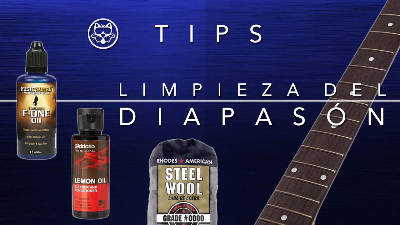TIPS! Limpieza del diapasón... EN ESPAÑOL!