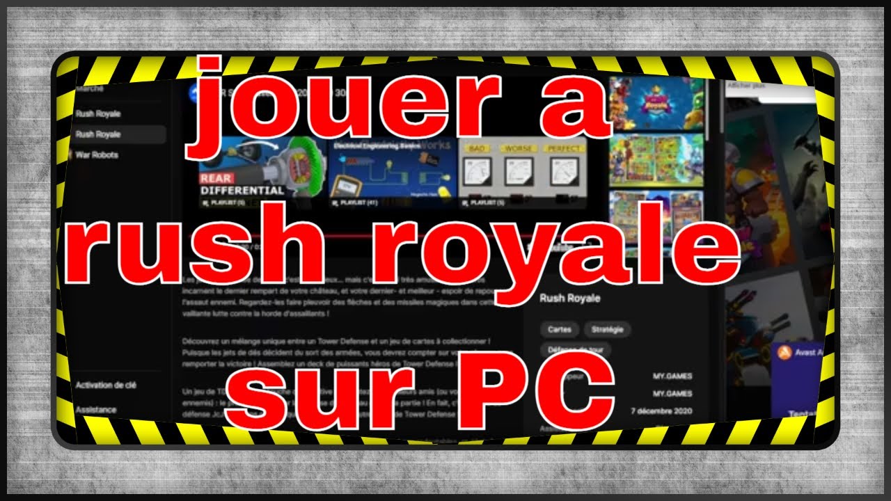 COMMENT JOUER A RUSH ROYALE SUR PC