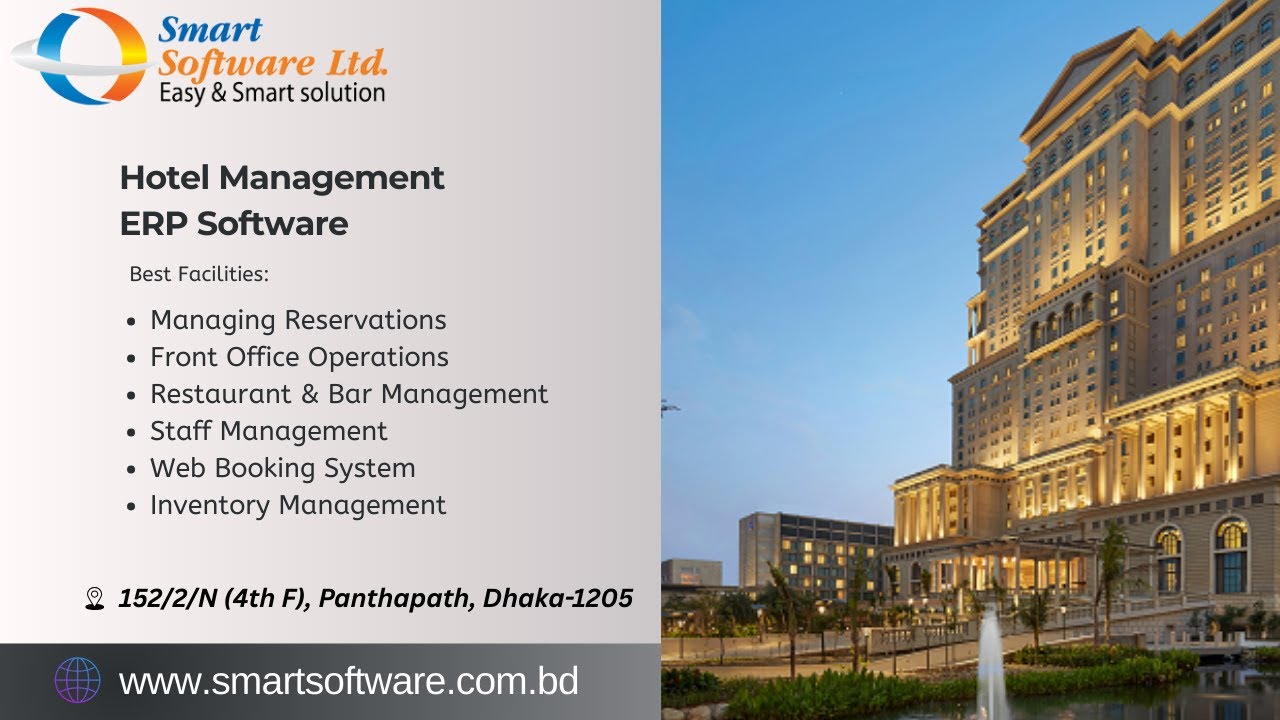 Hotel management software in Bangladesh | Hotel ERP | Cloud Hotel ERP | Hotel Management Software