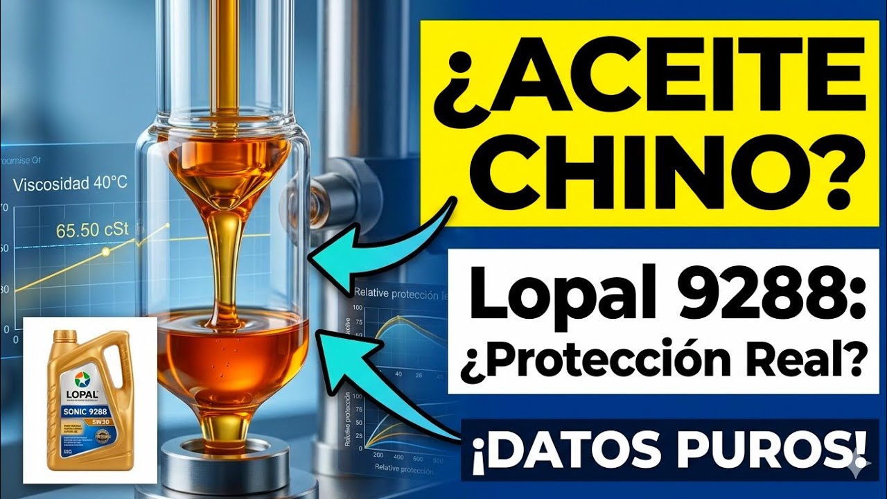 Este aceite Chino Lopal Tech Sonic 9288 5w30 es muy fuerte💪La EPA🗽 y EURO 🇪🇺 no estarán contentos⛽️