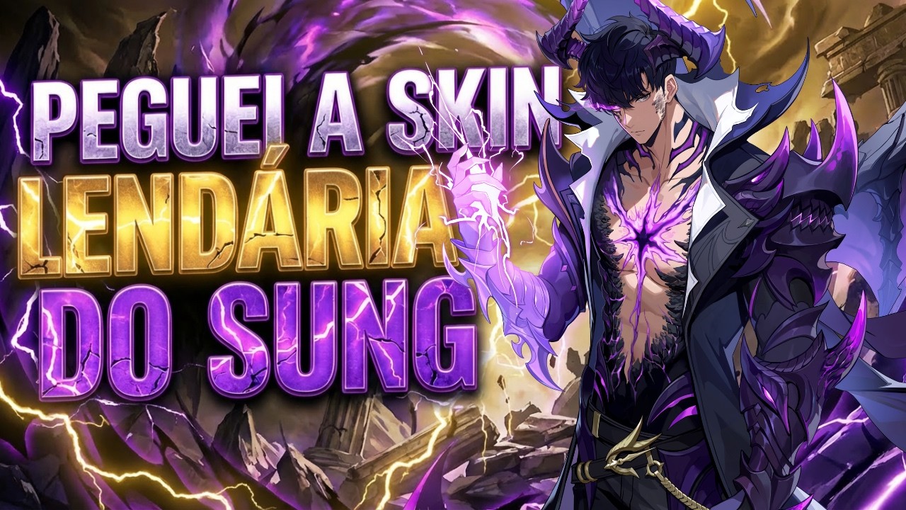 COMPREI a SKIN LENDÁRIA do SUNG! Vale a Pena? | Solo Leveling ARISE