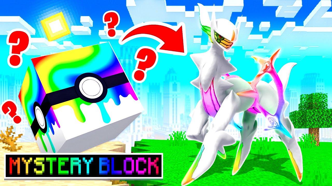 I Created A MYSTERY LUCKY BLOCK In MINECRAFT POKEMON!