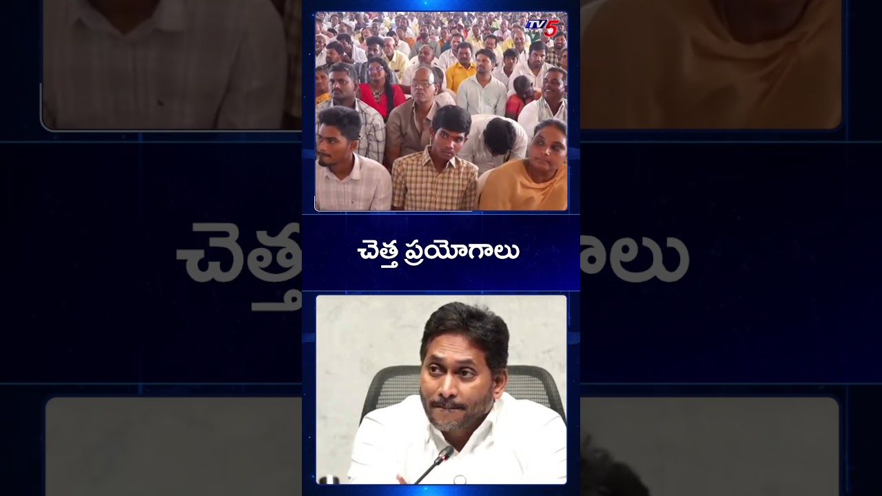 CM Chandrababu Slams YS Jagan | AP Political News | TV5 News