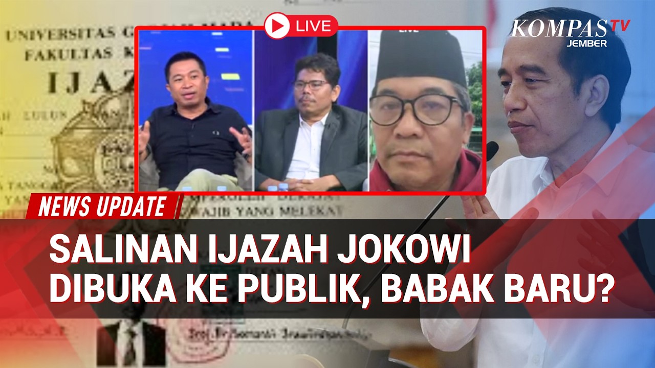 Babak Baru Ijazah Jokowi! Salinan Ijazah Dibuka ke Publik, Bonatua Beberkan Langkah Lanjutan