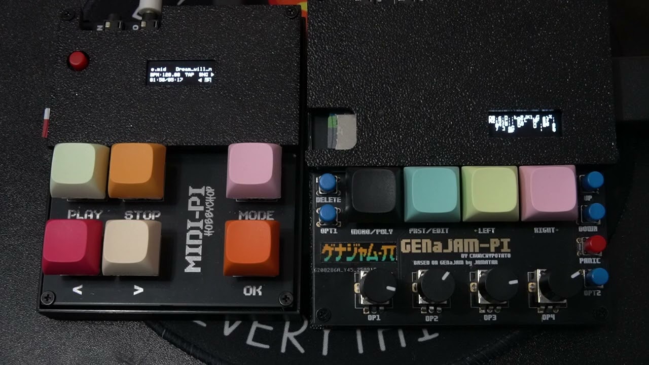 GENaJam-Pi (SEGA Genesis) + MIDI-Pi (Dream Will Never Die)