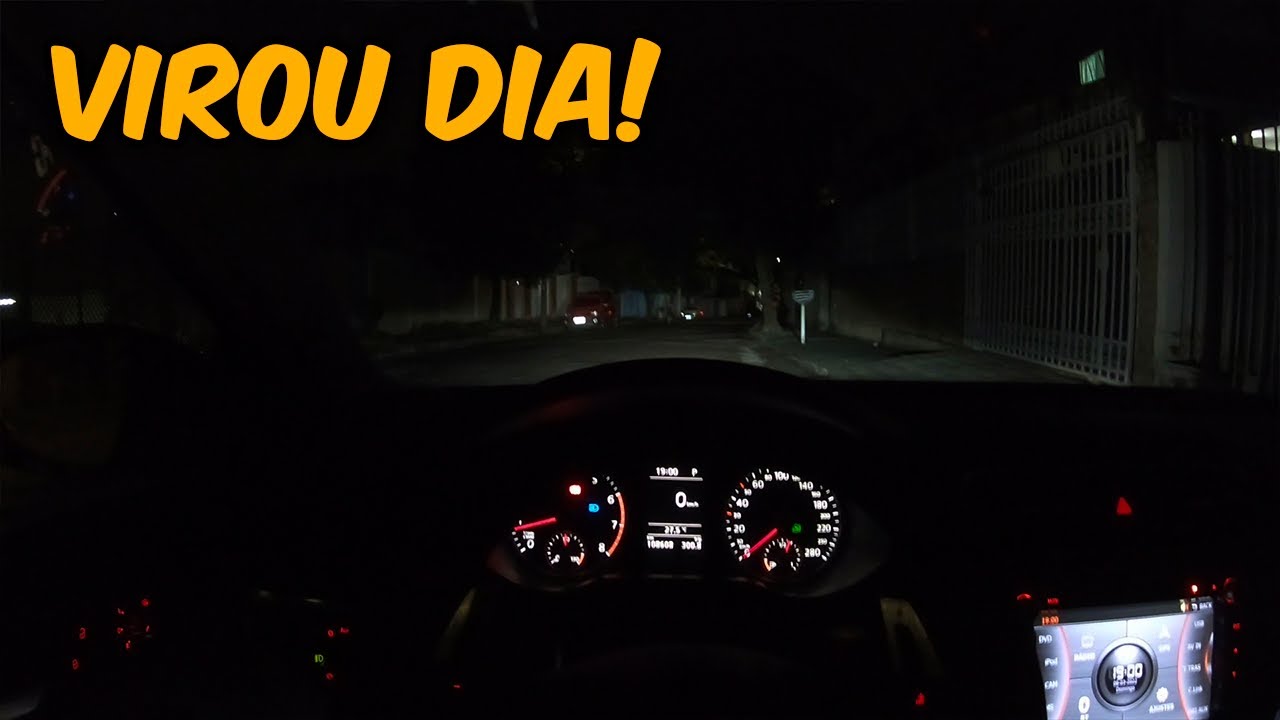 TESTE DOS FAROIS JETTA TSI KIT PREMIUM!!