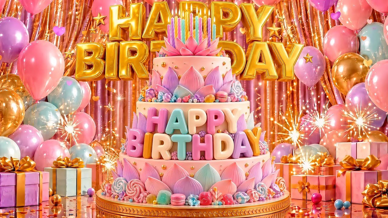 Ultimate Happy birthday song 🎂 Birthday celebration song for you🎊