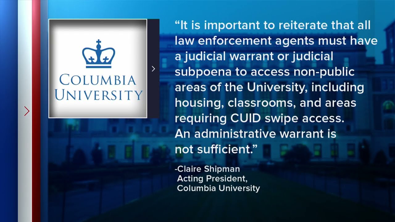 DHS takes Columbia student into custody