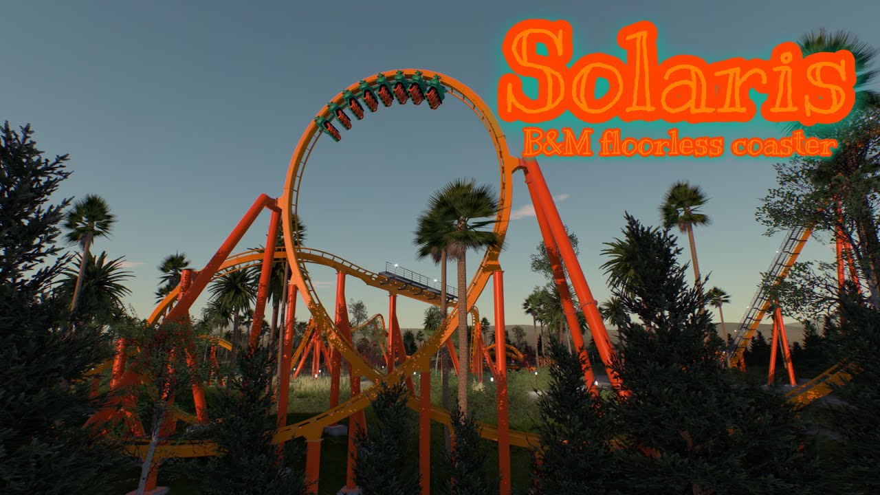 Solaris - B&M Floorless Coaster - NoLimits 2 Pro - 60fps