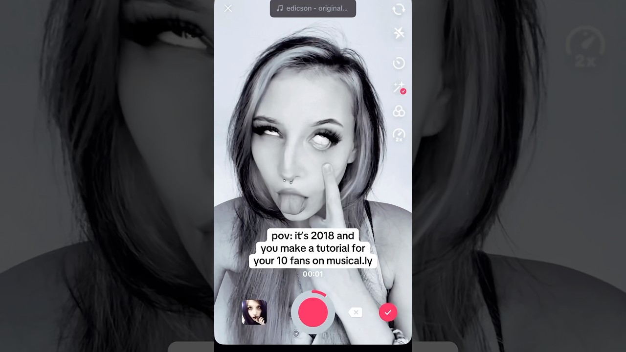 pov: it&rsquo;s 2018 and you make a tutorial on musical.ly 😭 #satire #musically #nostalgia #fyp