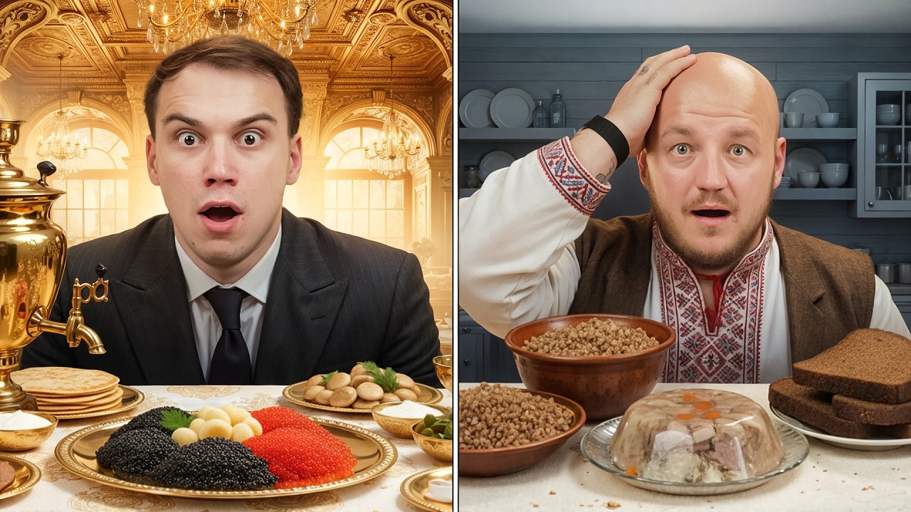 Пробуем Дорогую и Дешевую Русскую Еду с Сасавотом Челлендж