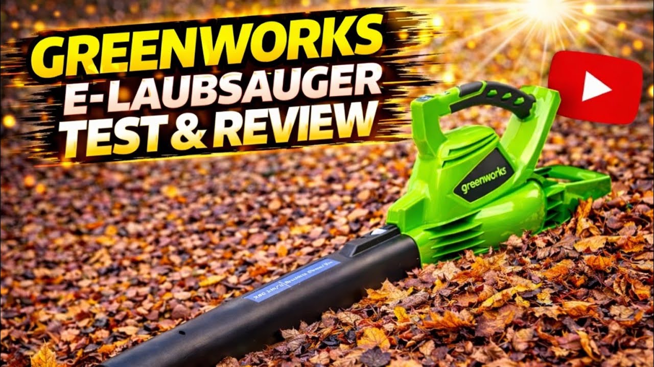 GREENWORKS 40V Laubsauger/Laubbläser im Power-Test – Aufbau & Funktionen! 🍃