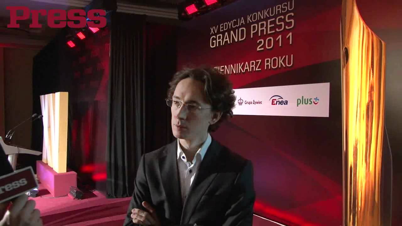 Wawrzyniec Smoczyński - laureat Grand Press 2011 w kategorii Dziennikarstwo Specjalistyczne