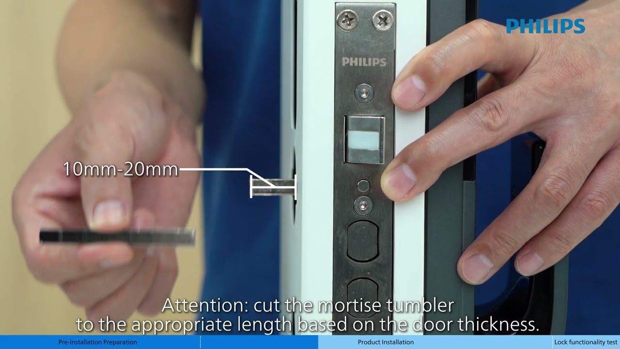 Philips Smart Lock DDL801-5HBS Installation Guide