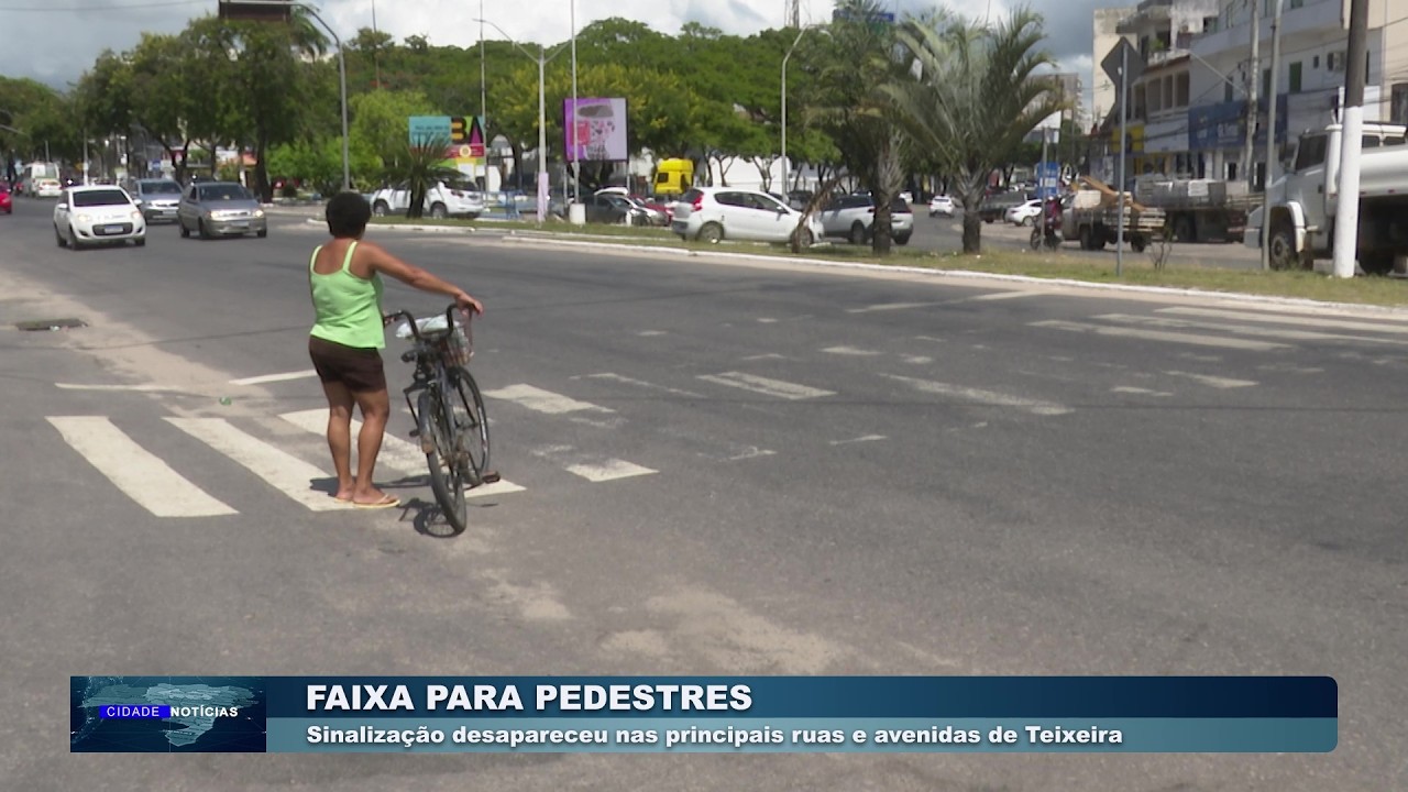 FAIXA DE PEDESTRES APAGADAS EM TEIXEIRA DE FREITAS (Exibido 20-02-26)