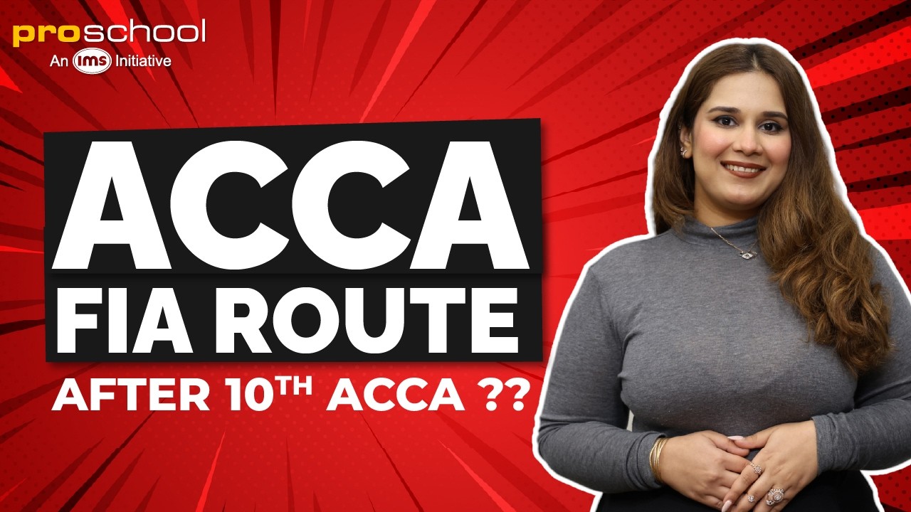 ACCA FIA (Foundation in Accountancy) Explained- ACCA After 10th/Non-Commerce  #acca #accacourse