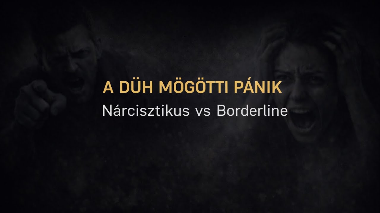 A DÜH MÖGÖTTI PÁNIK – Nárcisztikus vs Borderline