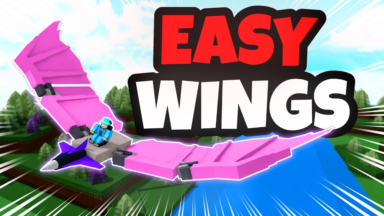 *NEW* REALISTIC Wings Tutorial in Roblox Build a Boat For Treasure