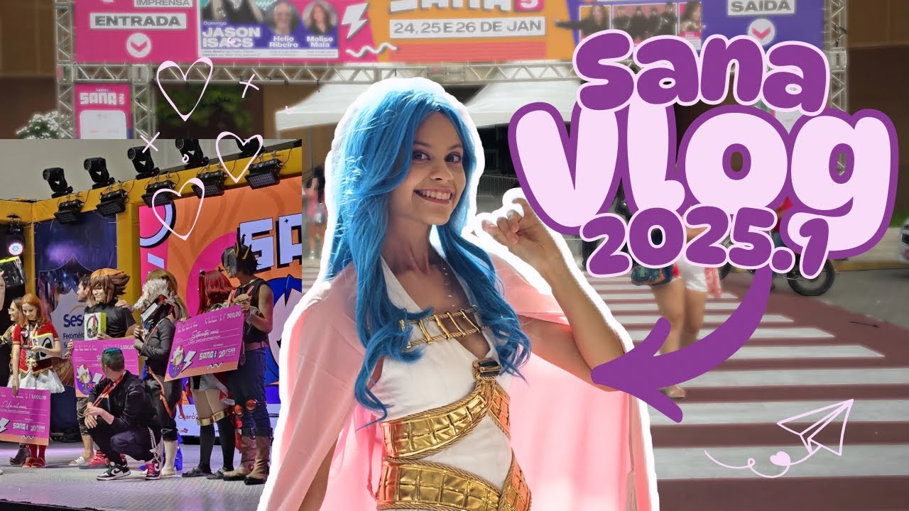 Vlog sana 2025.1 - Maior evento geek de Fortaleza