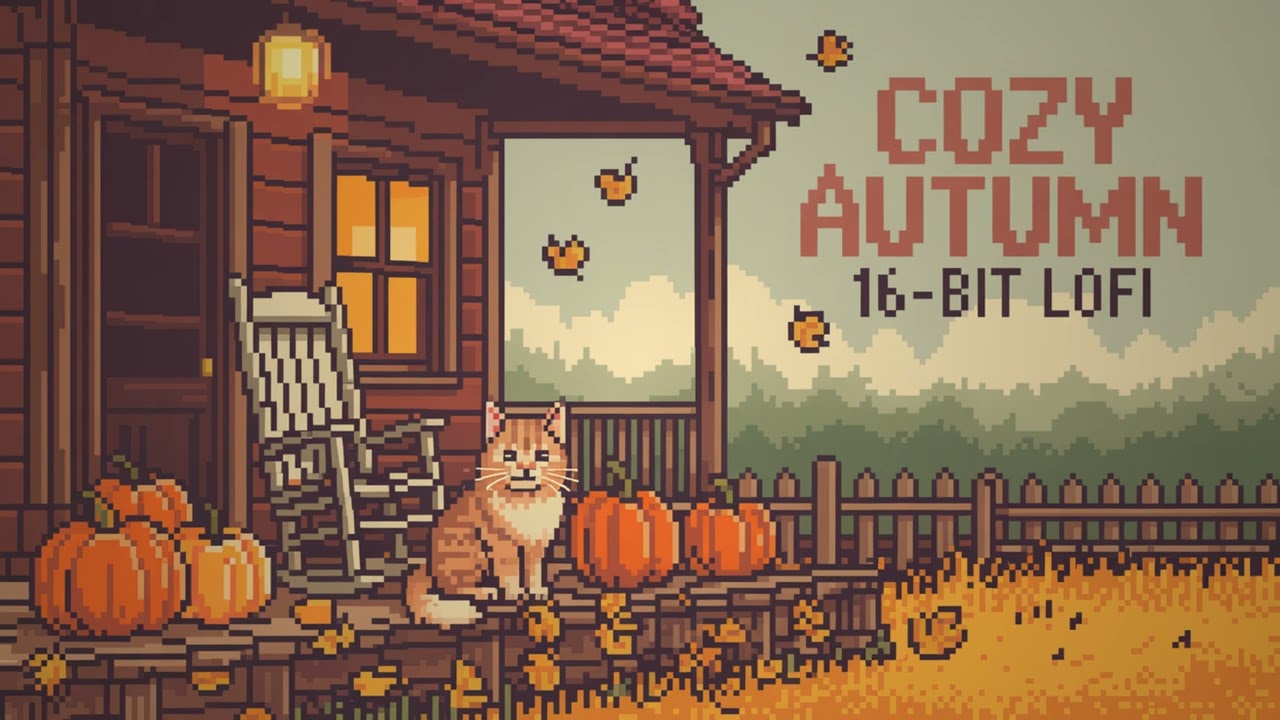 Cozy Autumn 16-bit Lofi Music | Stardew Valley Vibes 🍂 Escape to Pixel Farm for Chill & Study