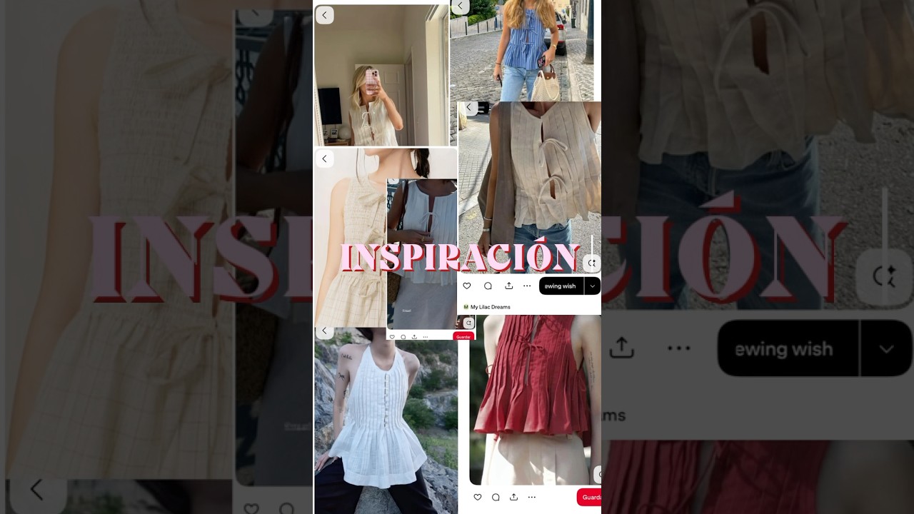 Blusa plisada pinterest inspo #sewing #costura #sewingvlog