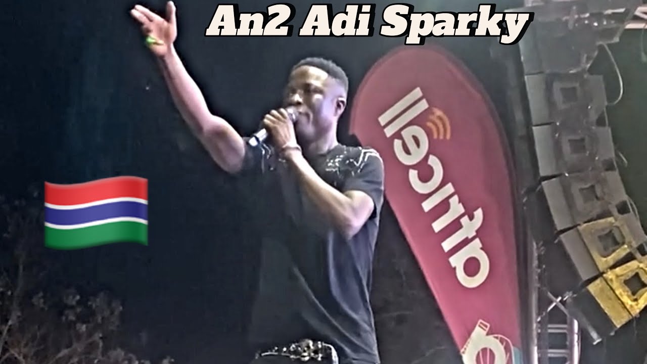 Выступление An2 Adi Sparky, Attack и Izzi Jay на праздновании 25-летия Africell в Сенегамбии 🇬🇲