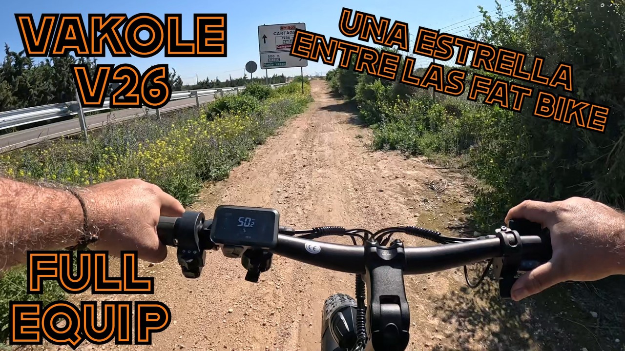 BICICLETA ELECTRICA VAKOLE V26 . SALIMOS DE PRUEBAS  / GINESSOT