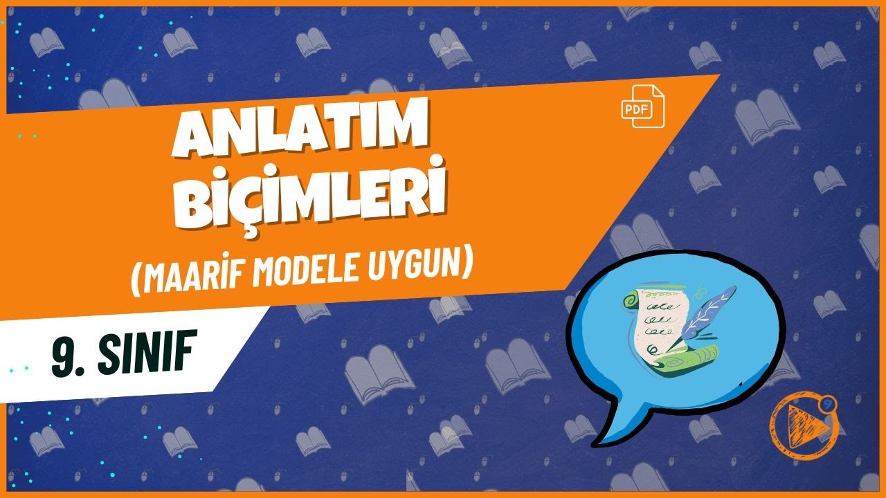 Anlatım Biçimleri | 9. Sınıf Edebiyat Konu Anlatımı | 2025- 2026