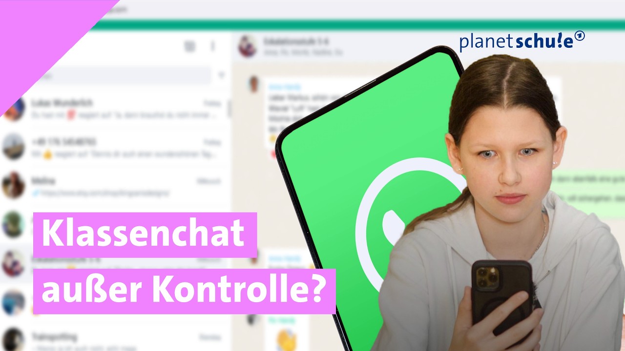 📲 Klassenchat-Chaos: Tipps gegen Stress | Erklär’s mir | planet schule | ARD