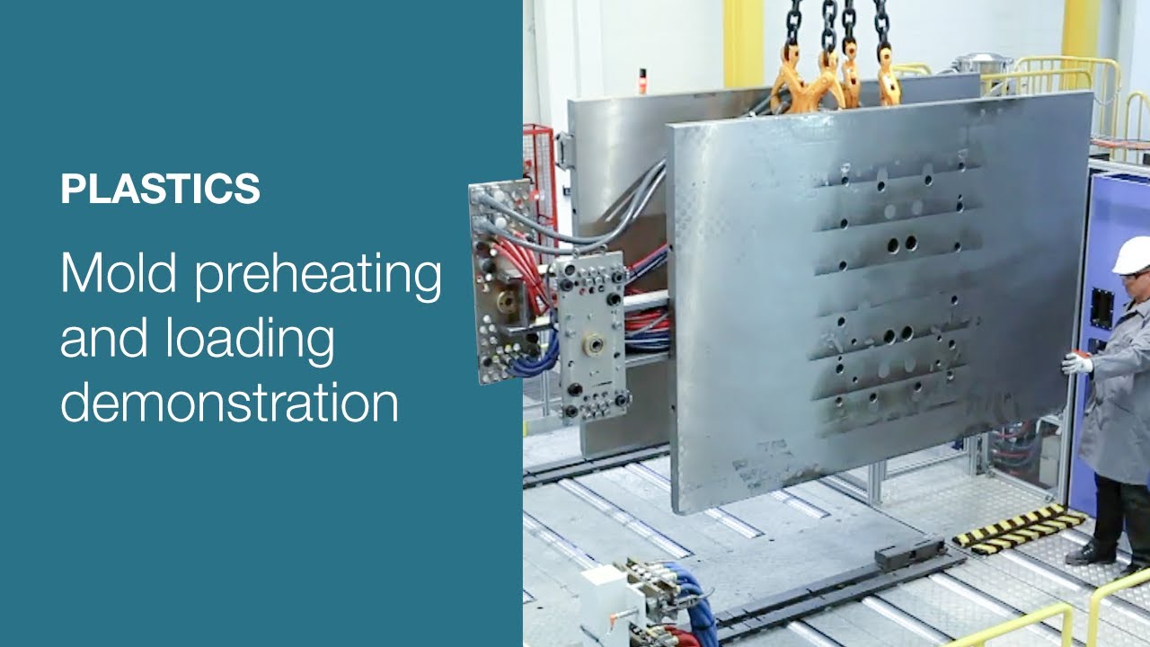 Mold preheating and loading demonstration